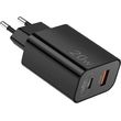 lamtech charger usb qc30 type c 20w black lam114420 photo