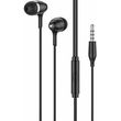 lamtech fashionable 35mm earphones with mic black lam111719 photo