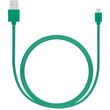 lamtech datacable micro usb 1m green lam445189 photo