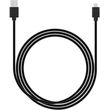 lamtech datacable micro usb 1m black lam439874 photo