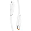 lamtech charge and data cable type c to type c 60w 2m white lam113133 photo
