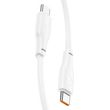 lamtech charge and data cable type c to type c 60w 1m white lam113126 photo