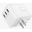 lamtech universal travel adapter with 3xusb 2xtype c outputs 35w lam113850 photo