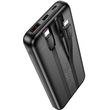 lamtech ultra thin powerbank with type c lightning cables 10000mah 225w black lam114536 photo