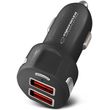 esperanza ezc110k car quick power charger 36w 2x usb a 18w photo