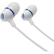 esperanza eh191wb stereo earphones with microphone eh191 white blue photo