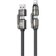 charging cable 4 in 1 wk 240w usb type c to i6 type c black 12m wdc 50 photo
