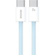 charging cable wk 65w type c type c blue 1m wdc 21 photo