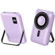 power bank magnetic wireless wk 10000mah 20w pdx1 purple wp 17 photo