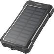 logilink mobile power bank lipo 10000mah usb c in out solar w flashlight black orange photo
