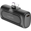 logilink mobile power bank lipo 5000mah built in usb c plug black photo