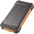 logilink mobile power bank lipo 6000mah usb c in out solar w flashlight black photo