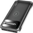 logilink mobile power bank lipo 8000mah wireless charging black photo