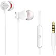 aiwa stereo 35mm in ear with remote and mic white estm 50wt photo