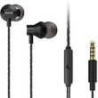 aiwa stereo 35mm in ear with remote and mic black estm 50bk photo