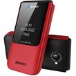 aiwa slim bt clamshell flip style dual sim phone red fp 24rd photo