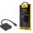 cablexpert usb type c to hdmi adapter cable 4k30hz 15cm black retail pack a cm hdmif 03 photo
