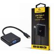cablexpert usb type c to vga adapter cable 15cm black retail pack a cm vgaf 01 photo