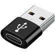 cablexpert usb am to type c female adapter black a usb2 amcf 02 photo