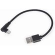 cablexpert angled usb type c charging data cable 02m black cc usb2 amcml 02m photo