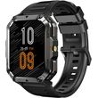 blackview multi function smartwatch with flashlight compass bt callhealth management black w70pro  photo