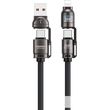 remax c1 240w 4 in 1 fast charging cable photo