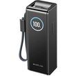 ecoflow rapid power bank black 25000mah 170w 100w built in and retractable cables photo