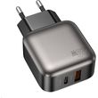 lamtech dual port qc30 charger pd20w grey lam980459 photo