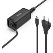hama universal usb c notebook power supply unit gan power delivery pd 5 20v 45w photo