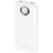 power bank foneng px102 pd 225w 20000mah with 2 usb a 1 usb c ports white photo