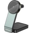 wireless charger magnetic foldable 3in1 foneng cp123 15w black photo