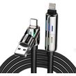 4 in 1 usb c usb a to usb c lightning cable�blitzwolf bw hdc6 12m 240w rgb black photo