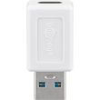 goobay 55225 usb 30 superspeed adapter usb a to usb c white photo