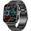 colmi smartwatch p80 183 ips with heart rate black metal strap photo