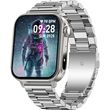 colmi smartwatch p80 183 ips with heart rate silver metal strap photo