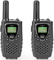 nedis walkie talkie 8 channels vox range 8km black photo