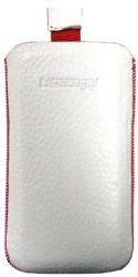 leather pouche aniline case white red sew gia apple iphone 3g 3gs photo