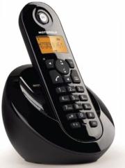 motorola c601 single digital cordless phone black photo