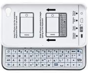 slide bt keyboard qwerty for iphone 4s white photo