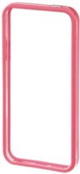 hama 118815 edge protector mobile phone cover for apple iphone 5 5s pink transparent photo