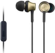 sony mdr ex650ap in ear headphones gold photo