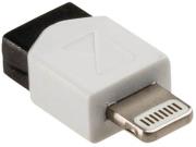 konig knm39901w sync and charge adapter 8 pin lightning male usb 20 micro b female white photo