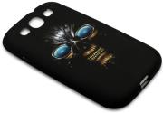 sandberg print cover samsung galaxy s iii skull eyes photo