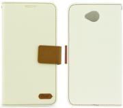 roar simply life diary flip case for microsoft lumia 650 white photo