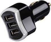 hama 14153 universal triple power usb car charger 72a