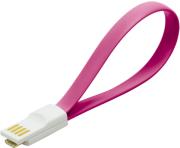 logilink cu0087 magnet usb 20 to micro usb cable pink photo