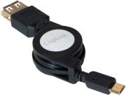 logilink aa0069 extensible usb otg cable 075m photo