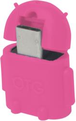 logilink aa0065 mini micro usb b m to usb a f otg adapter pink photo