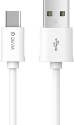 devia cable usb to type c white photo
