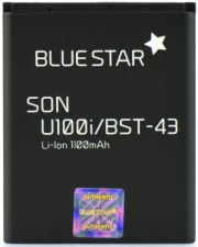 blue star battery for sony ericsson u100 yari j10 j10i2 elm hazel 1100mah li ion photo